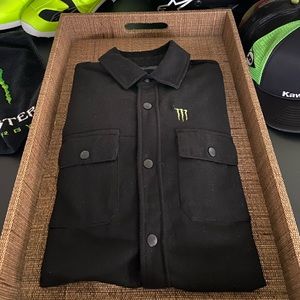 Monster Energy Pro Athletes gear heavy wool coat